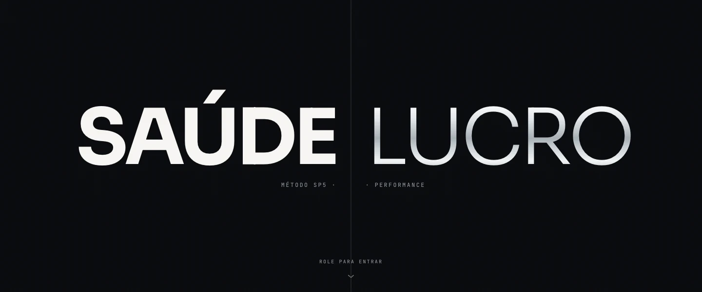 Site de Método SP5 no ar — Saúde de um lado. Lucro do outro.